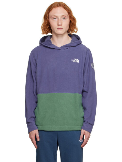 The North Face Blue Embroidered Hoodie