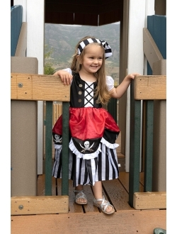 Little Adventures Pirate Dress with Headband