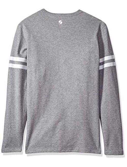 Soffe Men's Striped Sleeve Tee