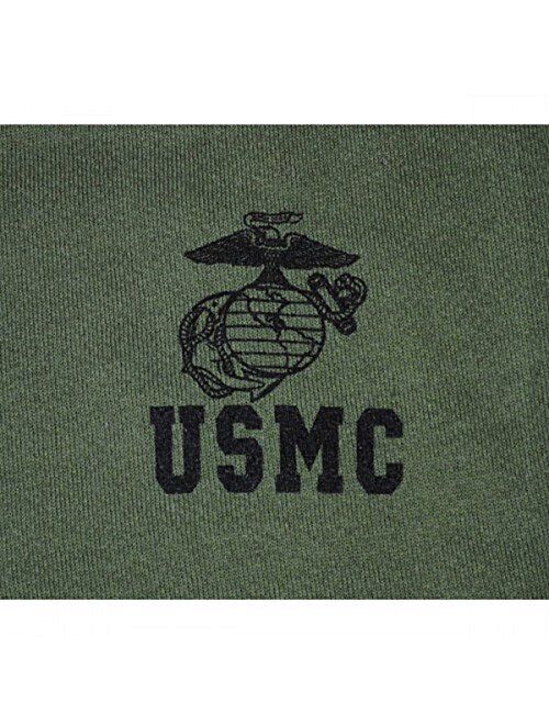 Soffe USMC Men's PT Sweatpants Semper Fi Olive Drab with EGA