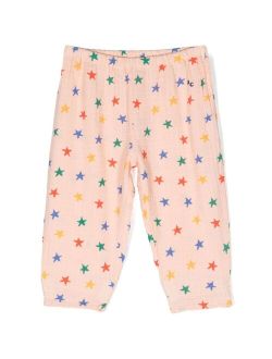 star-print cotton pants