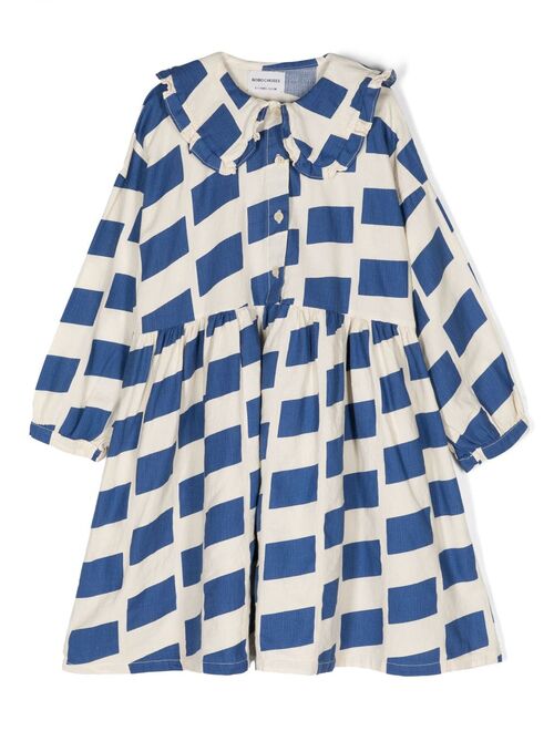 Bobo Choses Checker woven cotton dress
