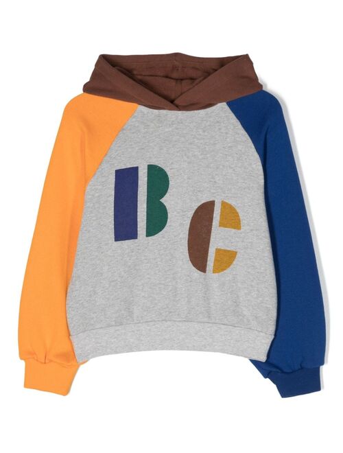 Bobo Choses logo-print raglan hoodie