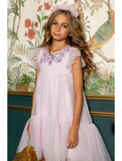 Tres Chic ruffled tulle dress