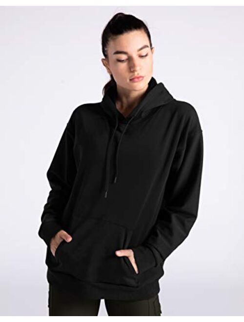 THE GYM PEOPLE Women's Basic Pullover Hoodie Loose fit Ultra Soft Fleece hooded Sweatshirt With Pockets