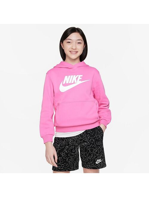 Girls 7-16 Nike Sportswear Club Fleece Graphic Hoodie