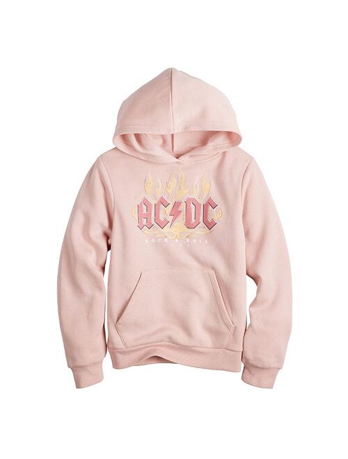 licensed character Girls 7-16 AC/DC Rock & Roll Graphic Hoodie