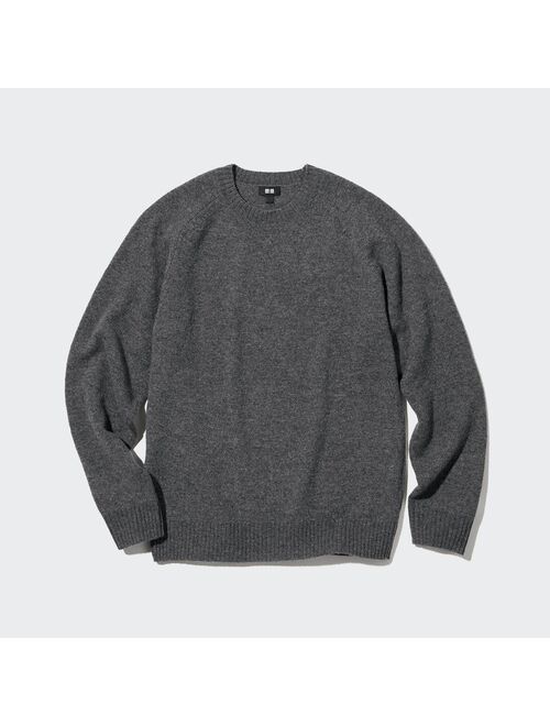 Uniqlo Premium Lambswool Crew Neck Sweater (Argyle)