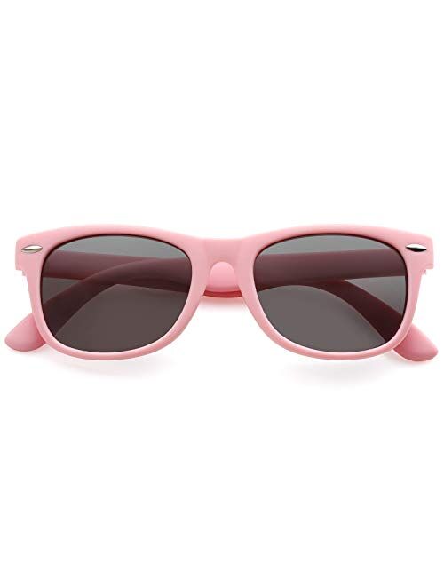 Kursan Kids Polarized Sunglasses for Boys Girls TPEE Rubber Flexible Frame Shades Age 3-10