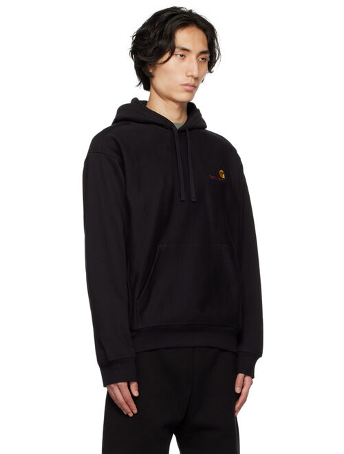 Carhartt Work In Progress Black American Script Hoodie