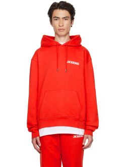 Red Le Papier 'Le Sweatshirt Jacquemus' Hoodie