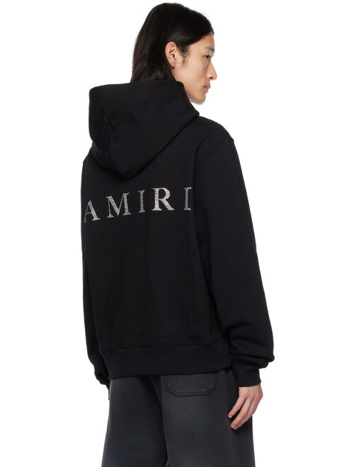 AMIRI Black Embellished Hoodie