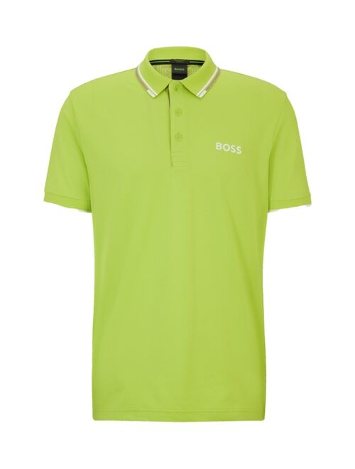 BOSS BY HUGO BOSS Men's Contrast Detail Polo Shirt