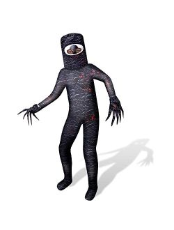 DJYLBV Monster Horror Game Doors Costume for Kids Boy Halloween Scary Creatures Cosplay Bodysuit Dress Up