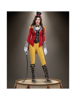 Adult Big Top Circus Costume Women's Ravishing Ringmaster Costume
