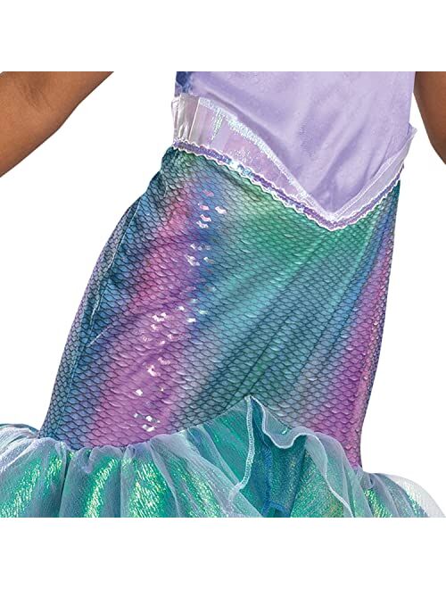 Disguise Kid's Little Mermaid Live Action Deluxe Ariel Costume