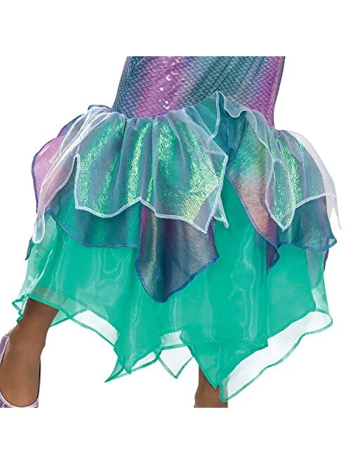 Disguise Kid's Little Mermaid Live Action Deluxe Ariel Costume