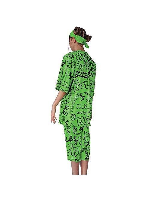Disguise Kid's Classic Green Billie Eilish Costume