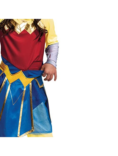 Disguise Wonder Woman Costume for Kids, Official Adaptive Wonder Woman Jumpsuit with Skirt,