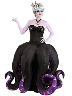 Ursula Inflatable Prestige Adult Costume, Official Disney The Little Mermaid Outfit