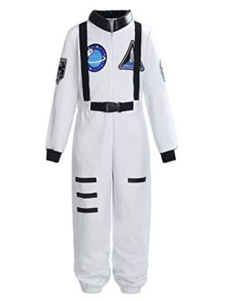 ReliBeauty Boys Girls Kids Children Astronaut Role Play Costume