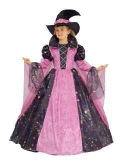 Dress Up America Witch Costume For Girls - Halloween Witches Gown And Hat Set For Kids