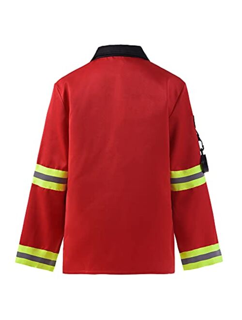 ReliBeauty Firefighter costume Fire Chief Jacket