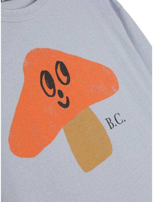 Bobo Choses mushroom-print long-sleeve T-shirt