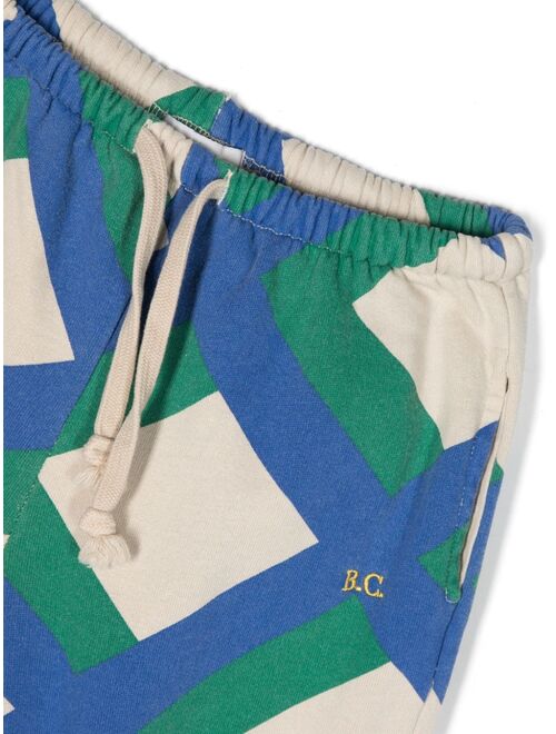 Bobo Choses geometric-print cotton track pants