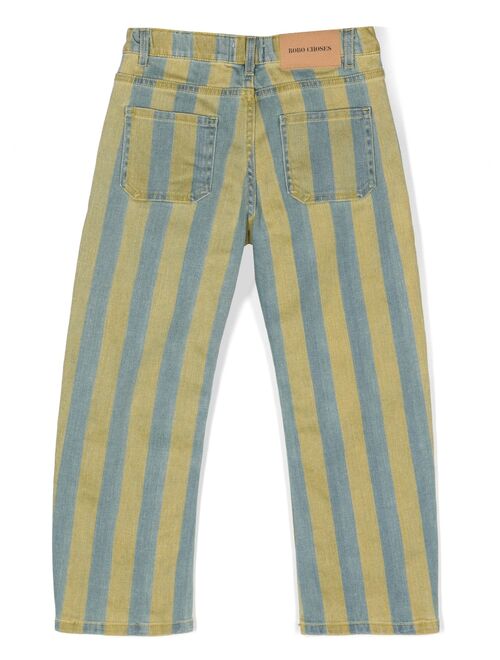 Bobo Choses striped cotton trousers