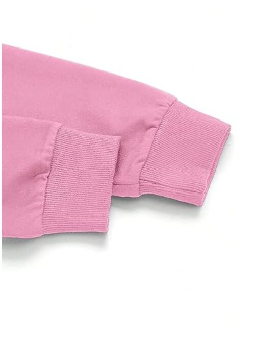 SweatyRocks Women's Casual Full Zip Crop Top Hoodie Sweatshirt Jacket