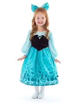 Little Adventures Mermaid Day Dress Costume with Hairbow