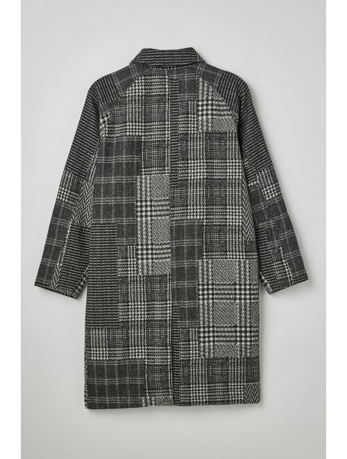 Urban Outfitters UO Mixed Check Mac Jacket
