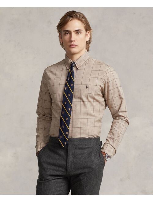 POLO RALPH LAUREN Men's Cotton Classic-Fit Checked Twill Shirt
