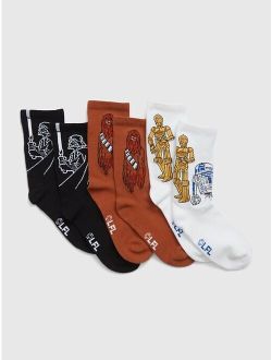 GapKids | Star Wars Crew Socks (3-Pack)