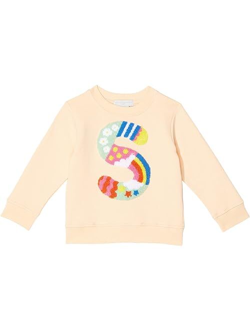 Stella McCartney Kids Sweatshirt with Towelling S Embro (Toddler/Little Kids/Big Kids)