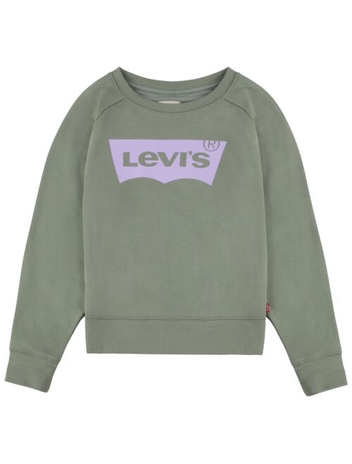 Levi's Big Girls Batwing Crewneck Sweatshirt