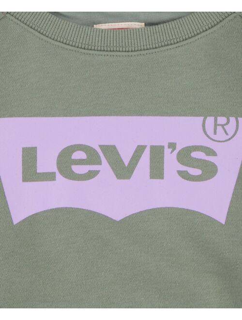 Levi's Big Girls Batwing Crewneck Sweatshirt