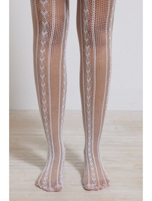 Urban Outfitters UO Heart Pointelle Tights