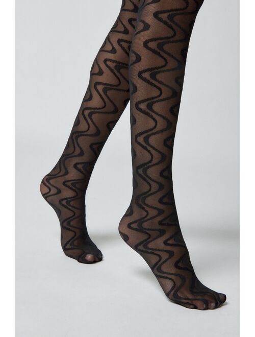 Urban Outfitters UO Swirl Sheer Tights
