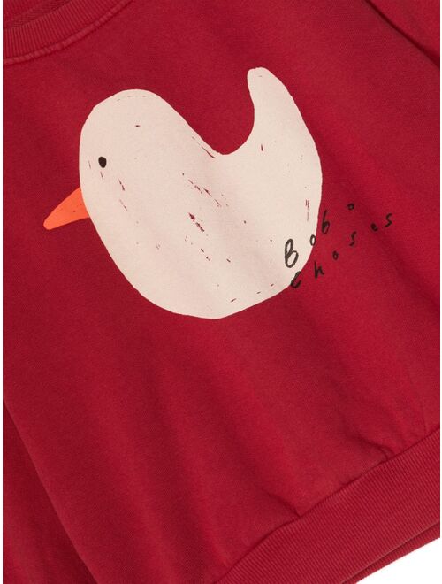 Bobo Choses rubber duck-print sweatshirt