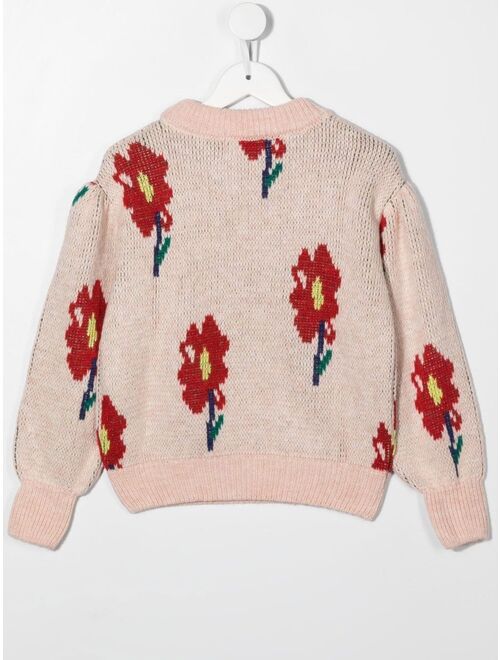 Bobo Choses floral-print jumper