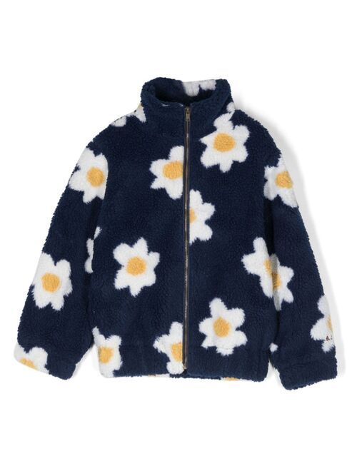 Bobo Choses Big Flower patterned-jacquard bomber jacket