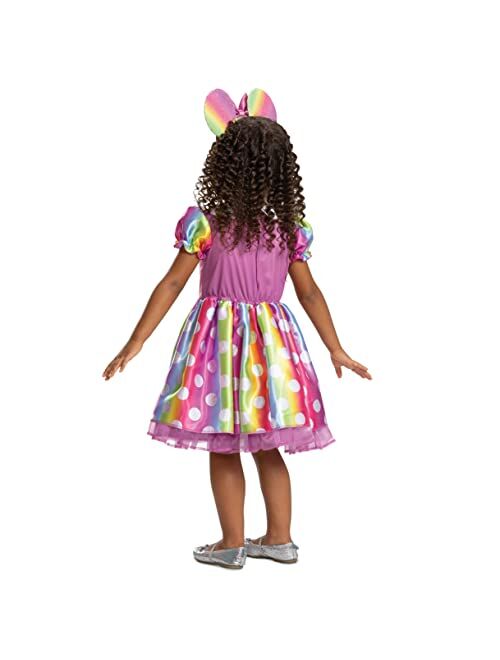 Disguise Rainbow Minnie Mouse Toddler Costume