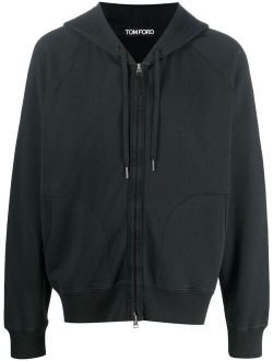 TOM FORD pouch-pocket zip hoodie