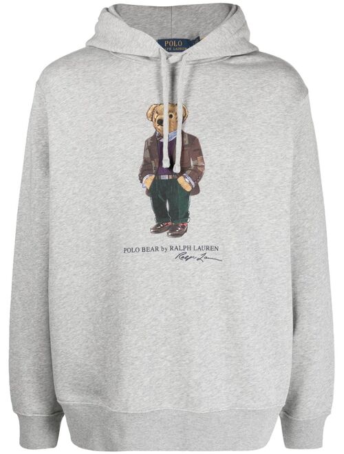 Polo Ralph Lauren Polo Bear-print drawstring hoodie
