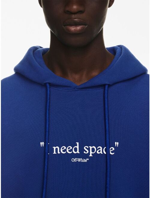 Off-White Give Me Space cotton hoodie