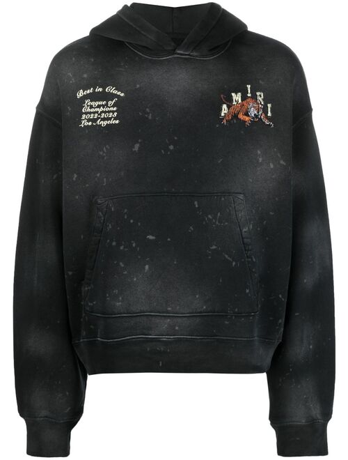 AMIRI Vintage Tiger rib-trimmed hoodie