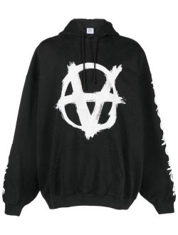 VETEMENTS Reverse Anarchy-print hoodie