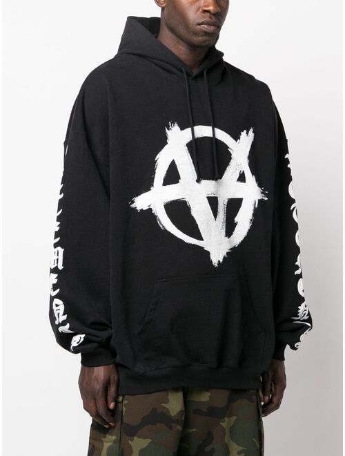 VETEMENTS Reverse Anarchy-print hoodie